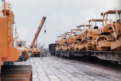 产品从欧博abg铁路专用线发车